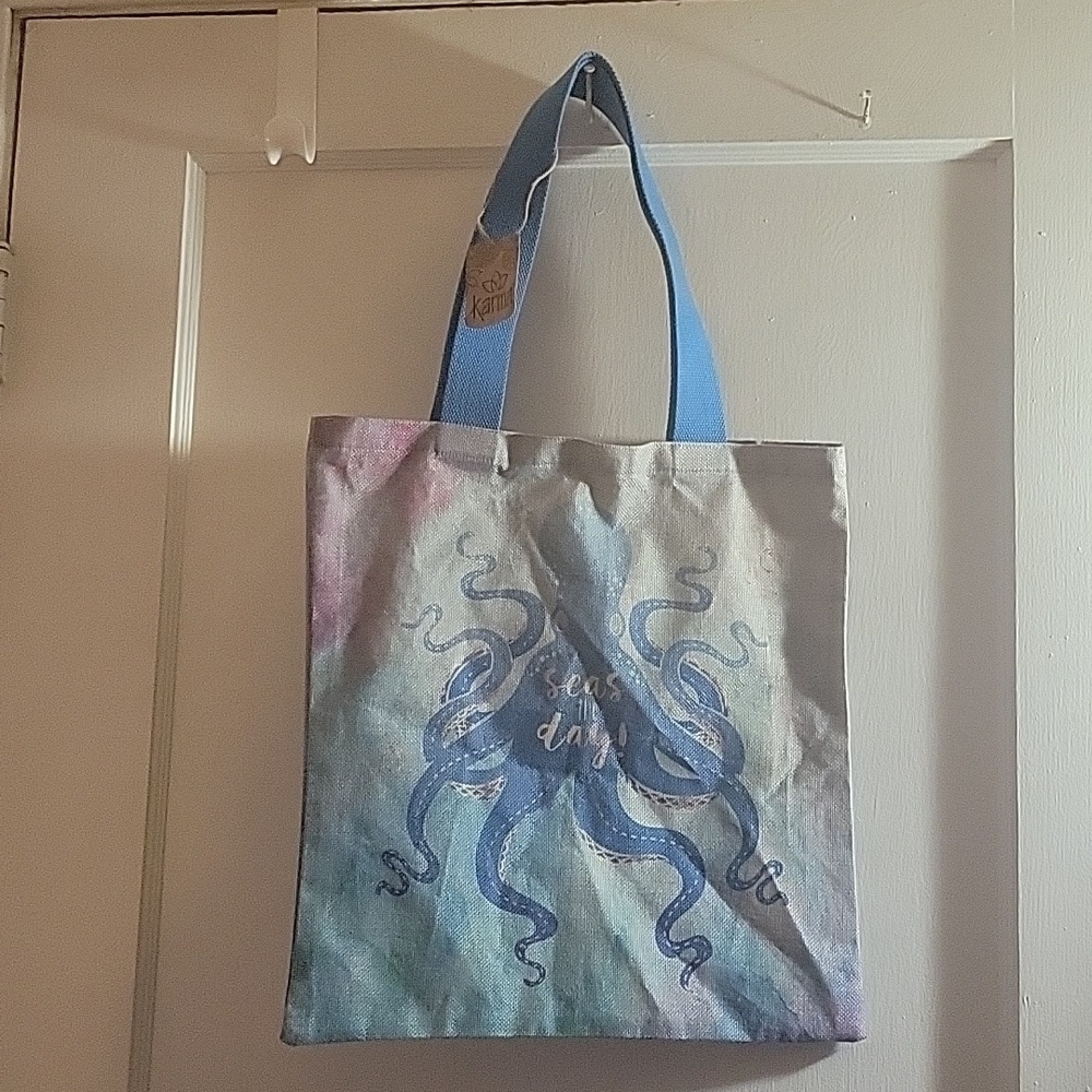 New KARMA Market Tote  OCTOPUS "Seas the day!"